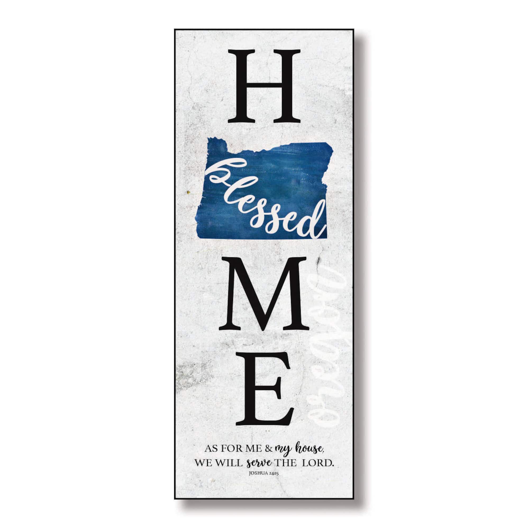 Blessed Oregon Home Wall Plaque